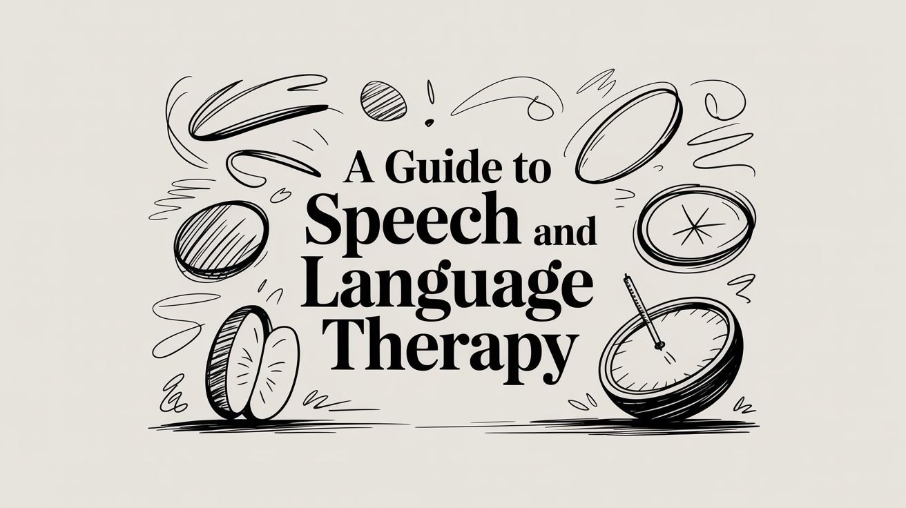 speech and language therapy