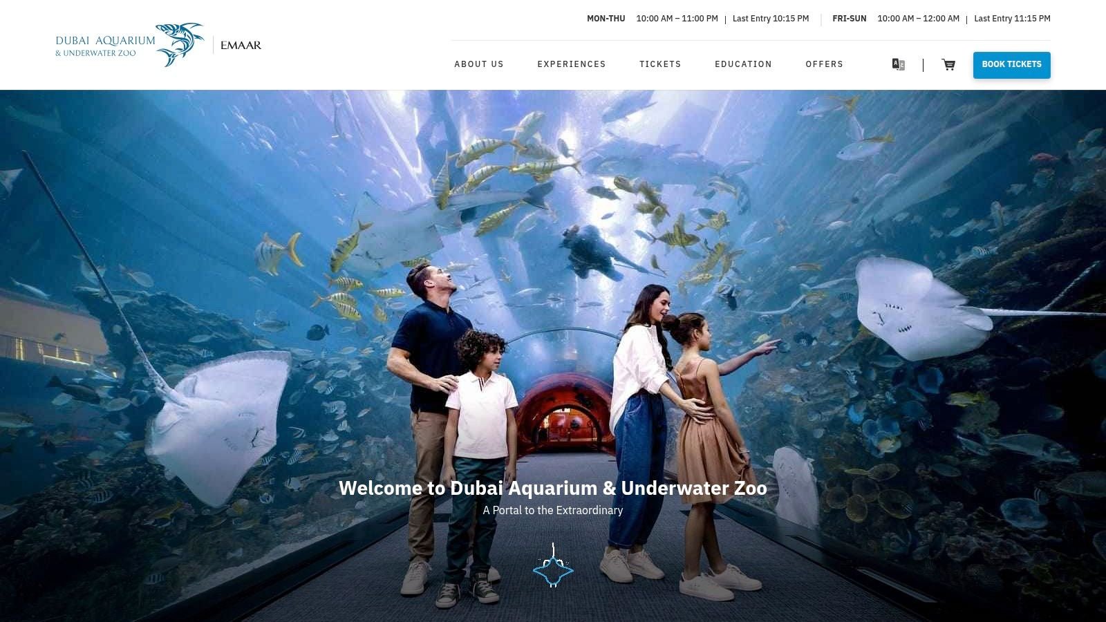 Dubai Aquarium & Underwater Zoo (The Dubai Mall)