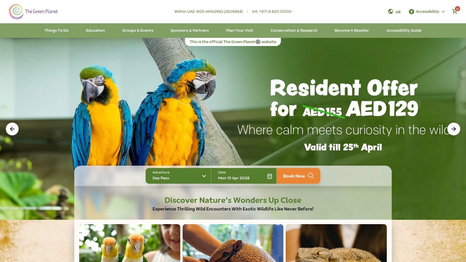 The Green Planet (City Walk – Indoor Biodome)